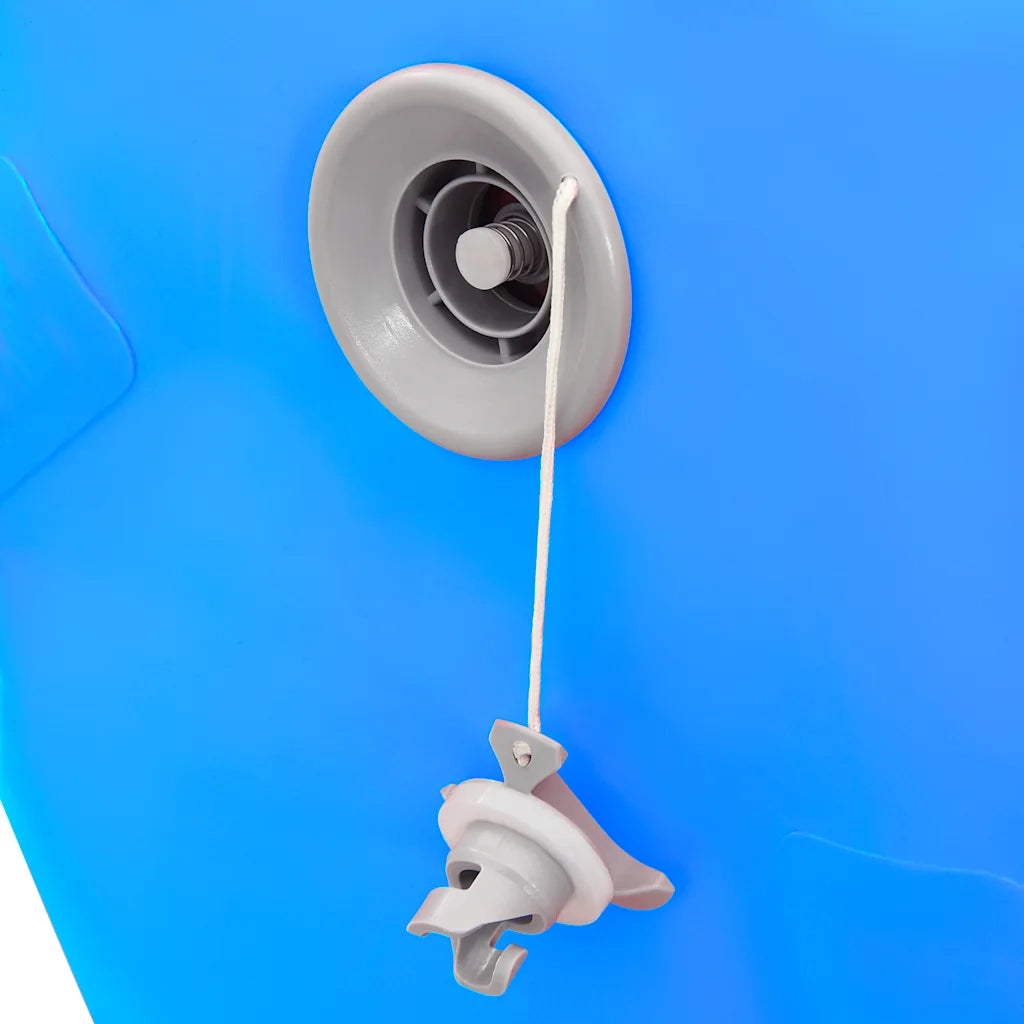 Rullo da Ginnastica Gonfiabile con Pompa 100x60 cm in PVC Blu CFW4288713