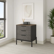 Madia Butchoy, Credenza 3 Cassetti, 54x45x70h cm Marrone