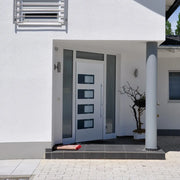 Porta Ingresso Bianca 100x210 cm in Alluminio e PVCcod mxl 70045