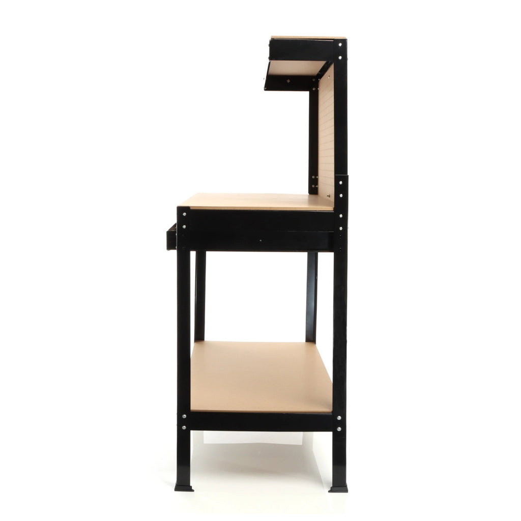 Banco da lavoro 800x500x1400mm Tavolo da officina con parete forata