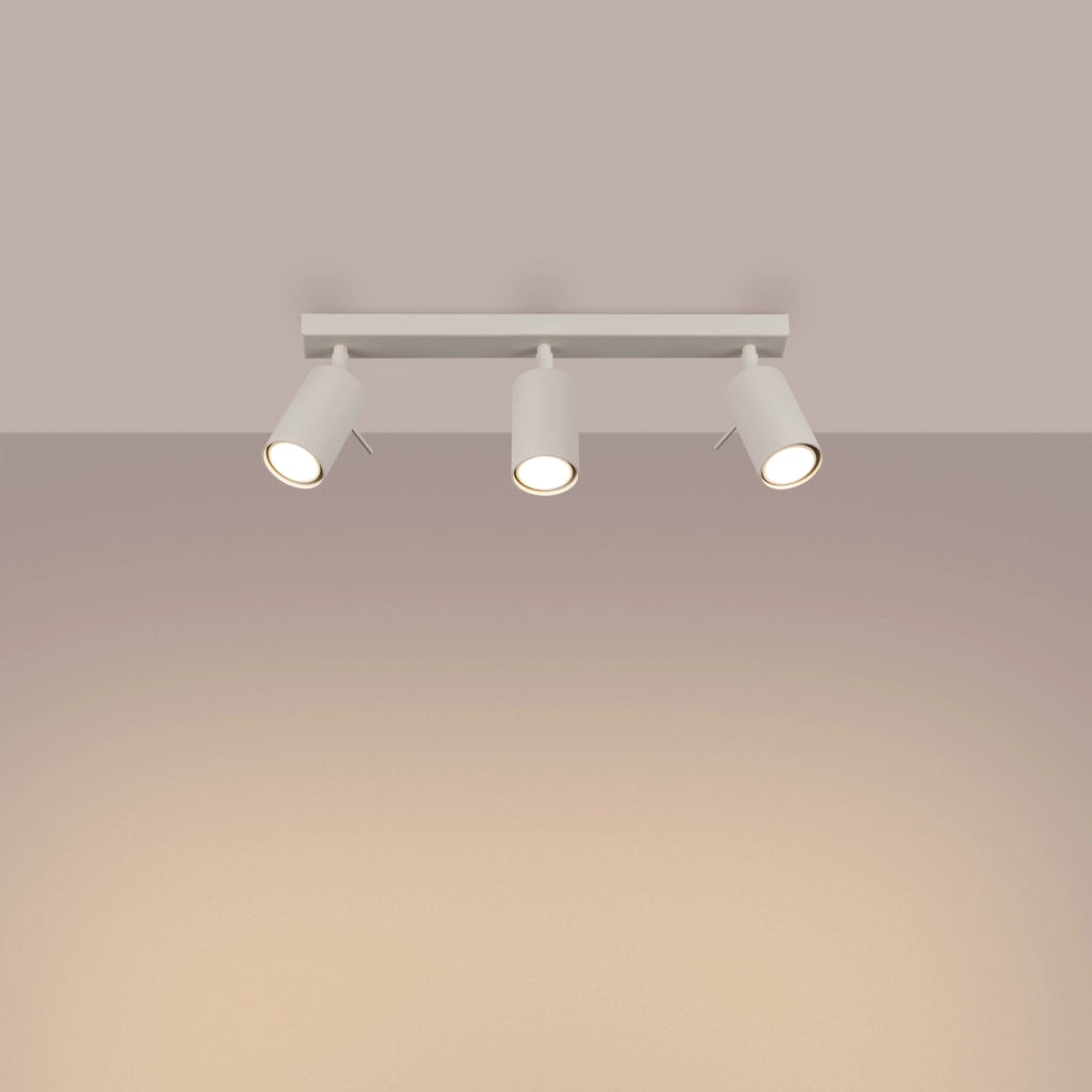 Lampada da soffitto RING 3L beige