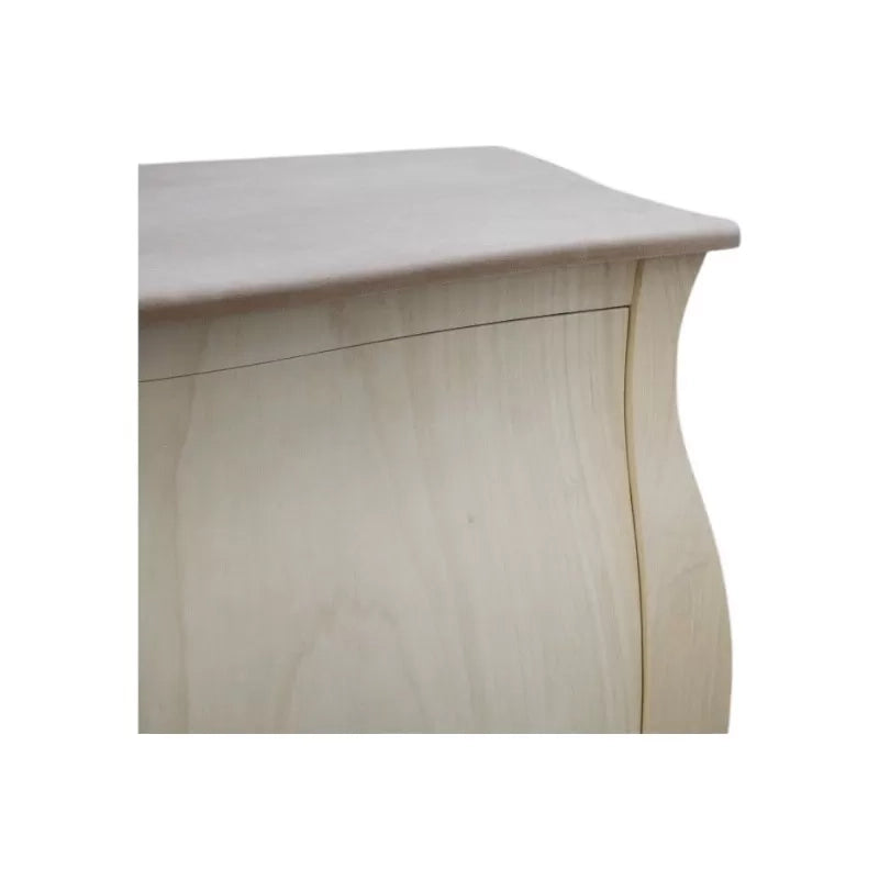 Credenza sagomata 2 porte legno grezzo 120x54x94 (2146) - Mobili 2G