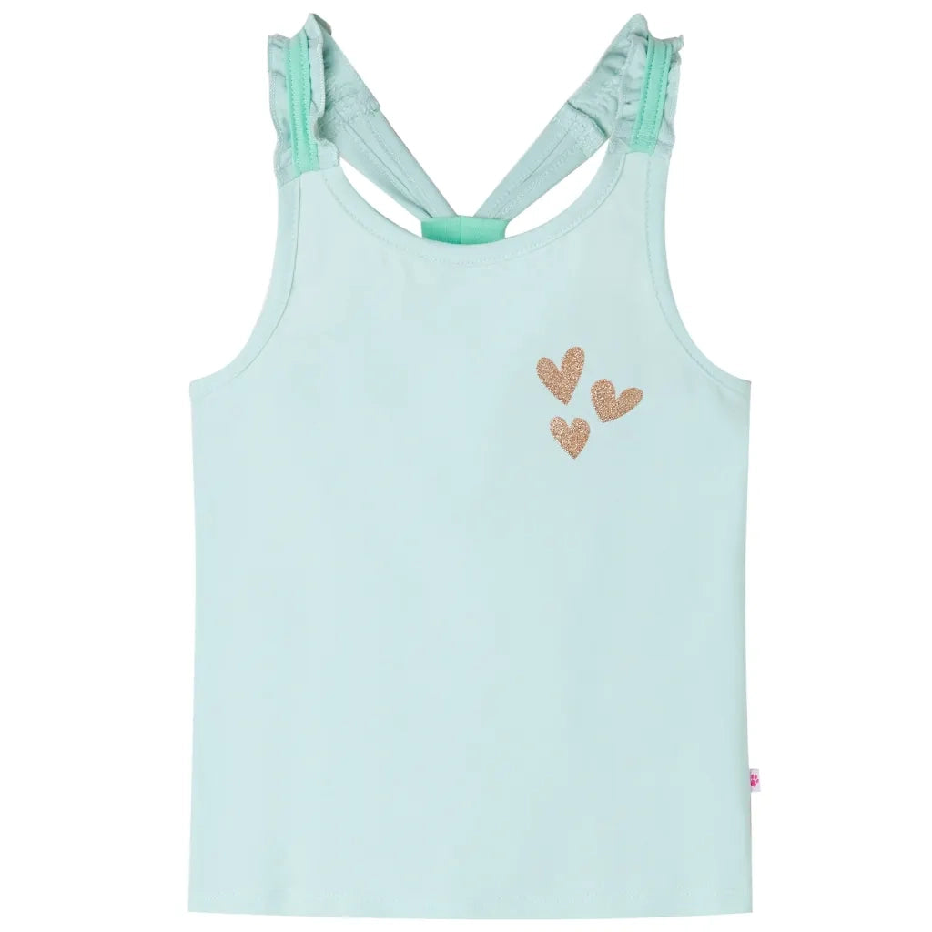 Canotta da Bambina Menta Chiaro 116cod mxl 133538