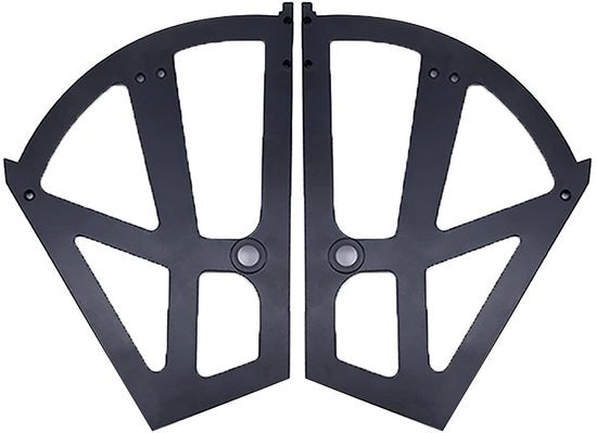 Cassa Scarpe a Specchio Flip - Ripostiglio Scarpe - Cassetto Opportuno - Sostegni a Rotelle - Sostenibile - 228x255 mm - Nero - Sostegno a Rotelle
