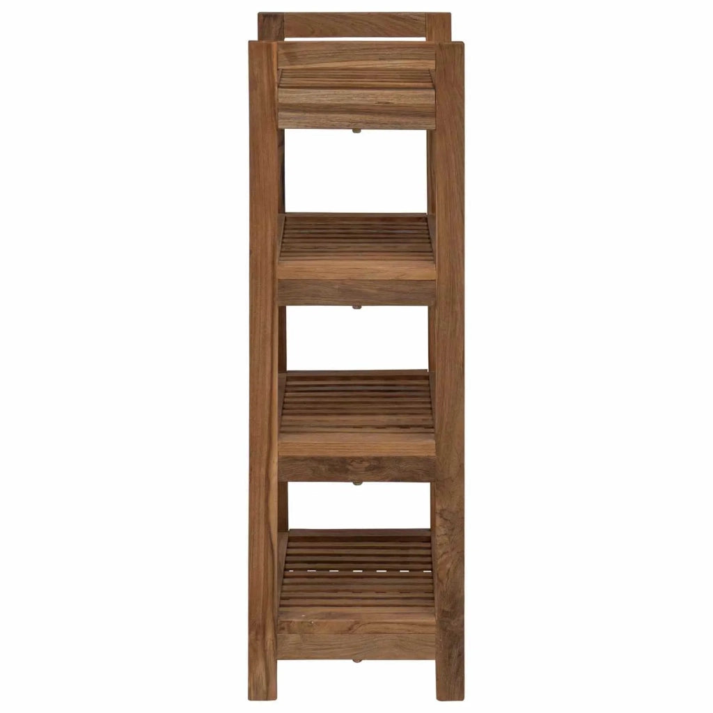 Mensola da bagno Naturale 45 x 30 x 97 cm Legno di teak solido 42024277