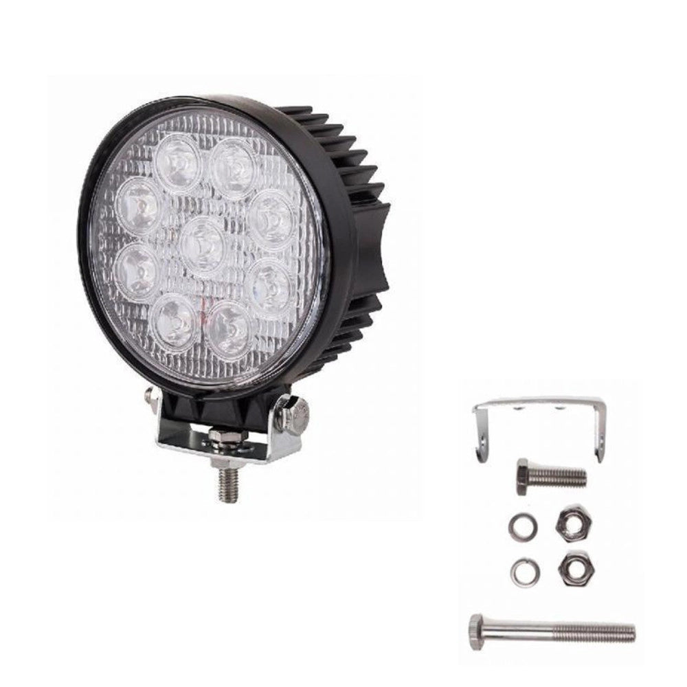 Trade Shop - 4 X 27w Led Luce Faro Lampada Da Lavoro Faretto Auto Camion Jeep Suv 12v 24v -