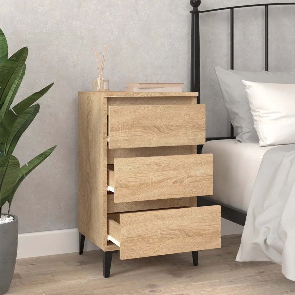Comodino Rovere Sonoma 40x35x70 cm in Legno Multistratocod mxl 102913
