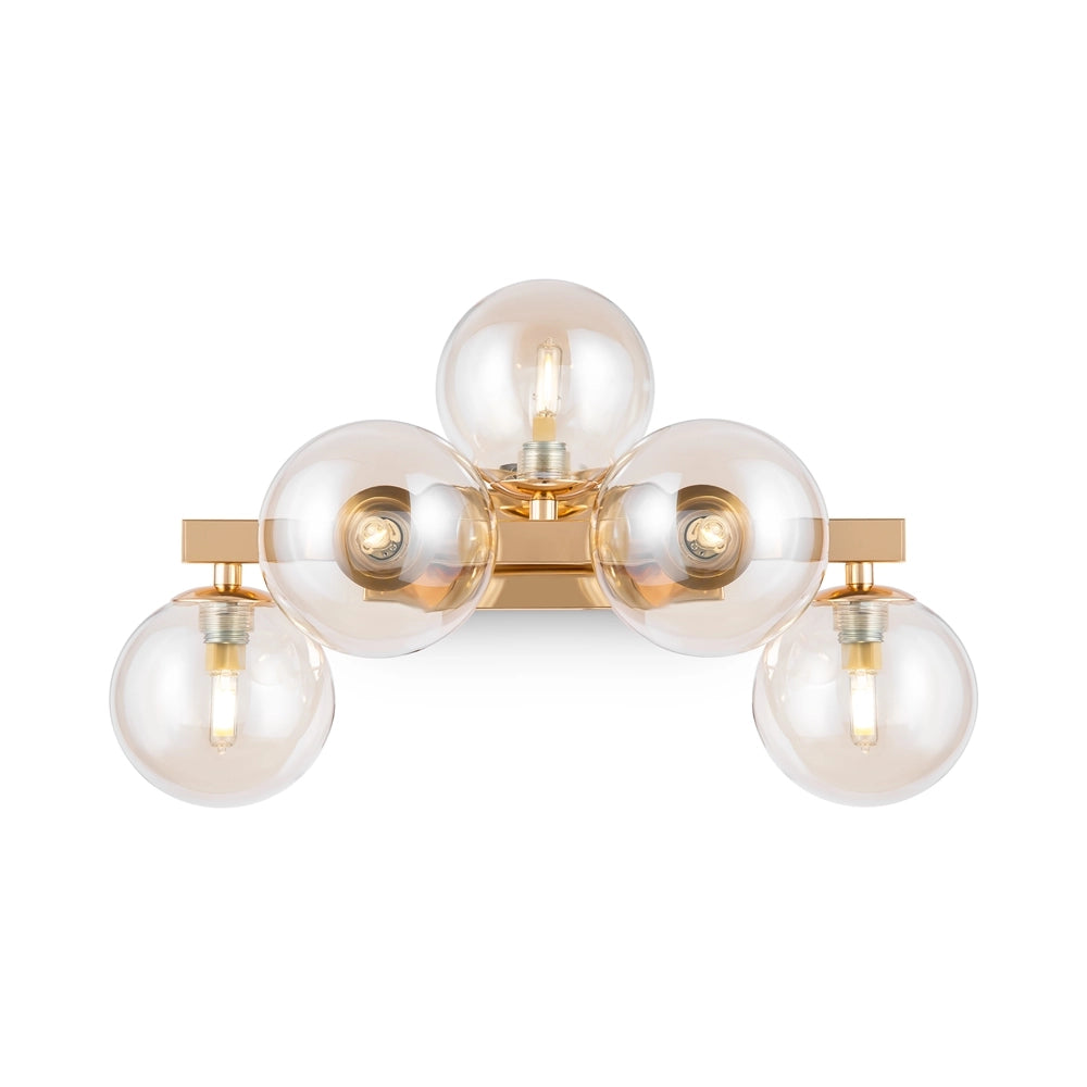 Applique Dallas oro con sfere in vetro Maytoni MOD547WL-05G