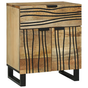 Comodino 50x33x60 cm Legno massello di mango