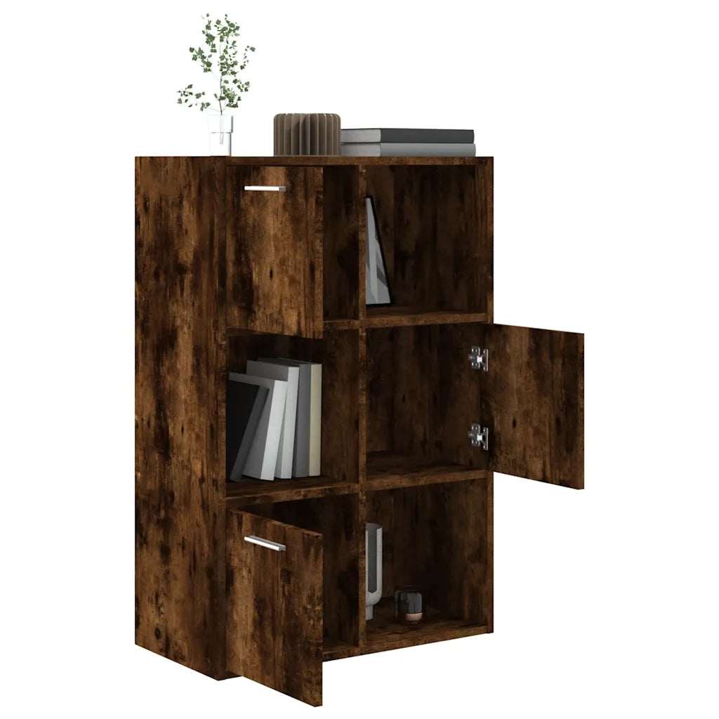 Mobile Contenitore in Rovere Fumo 60x29,5x90 cm CFW2763817