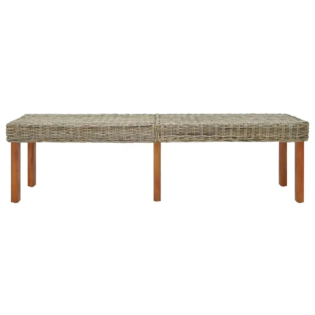 panchina Naturale 160 x 35 x 45 cm Legno di mango massello 344880