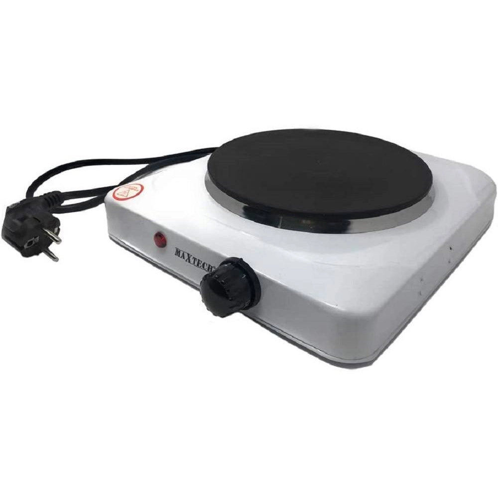 Trade Shop - Fornello Elettrico 1500w Portatile 18,5 Cm Da Viaggio Campeggio H-002a Maxtech -