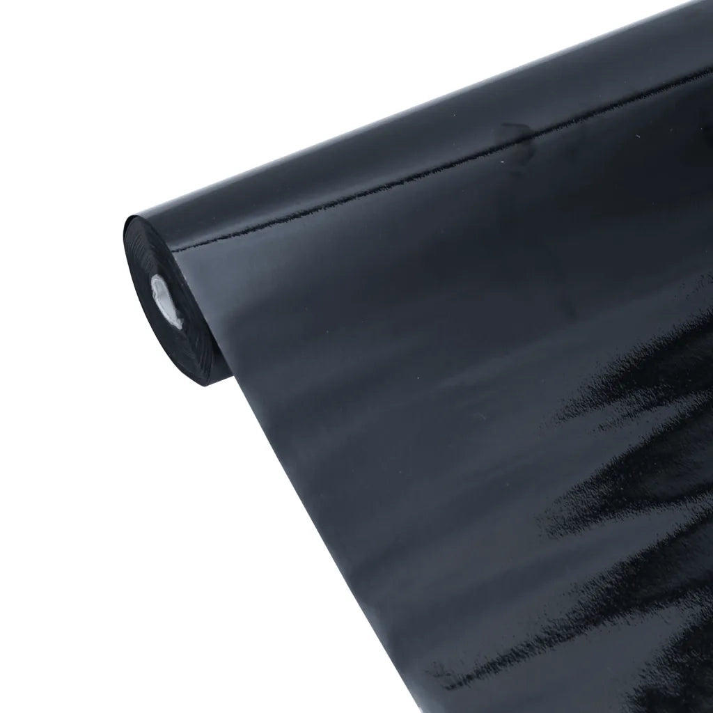 Pellicola Vetri Statica Smerigliata Nera 90x2000 cm PVC 155837