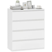 Cassettiera 4 Cassetti ¨C Zephmum ¨C Bianco 80x39x95