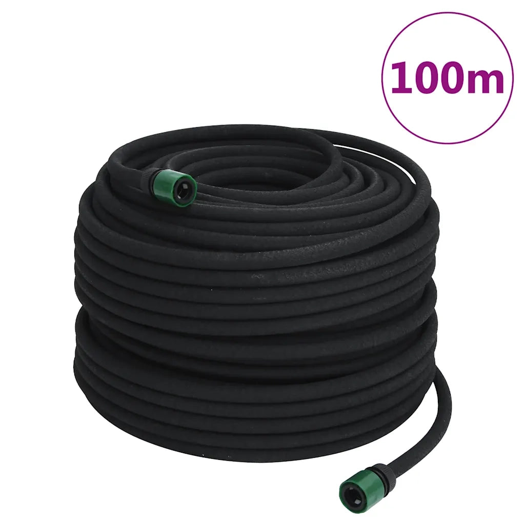 Tubo di Irrigazione da Giardino Nero 0,6" 100 m in Gommacod mxl 134883