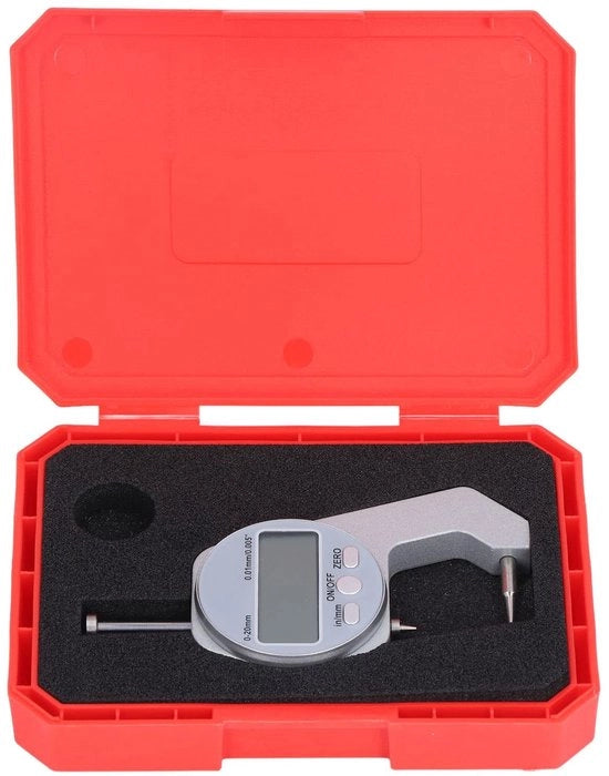 Misuratore digitale 0-20 mm - Compacto e facile da usare - In alluminio - Strumento di precisione - Ideale per misurazioni - Minimetro digitale
