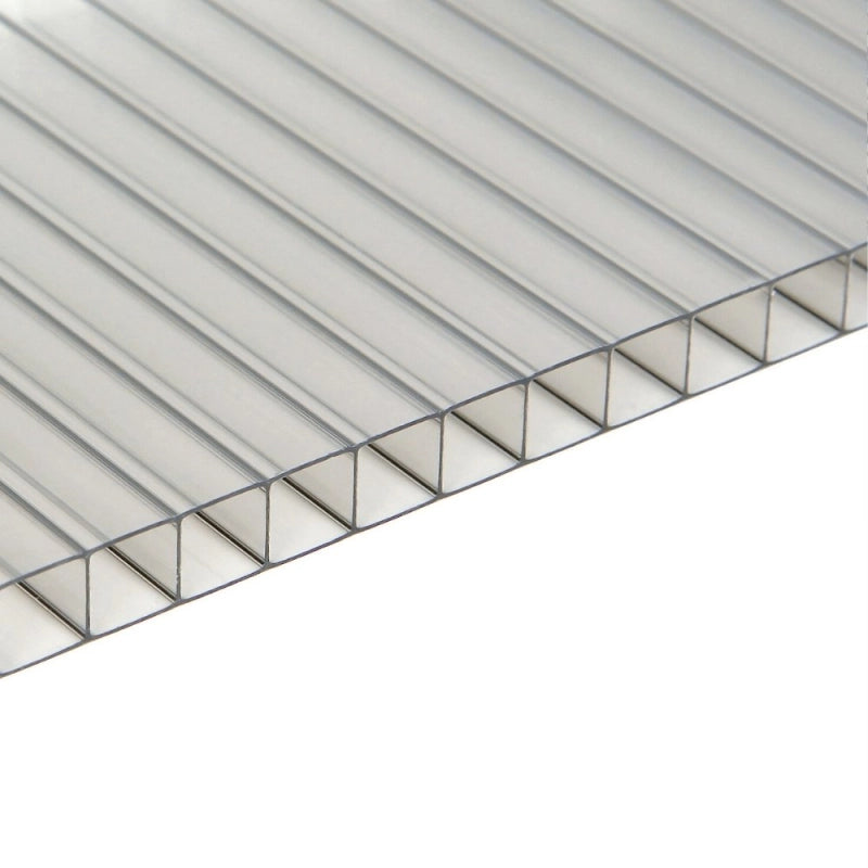 Lastra Policarbonato Alveolare Trasparente 1000x980x25mm