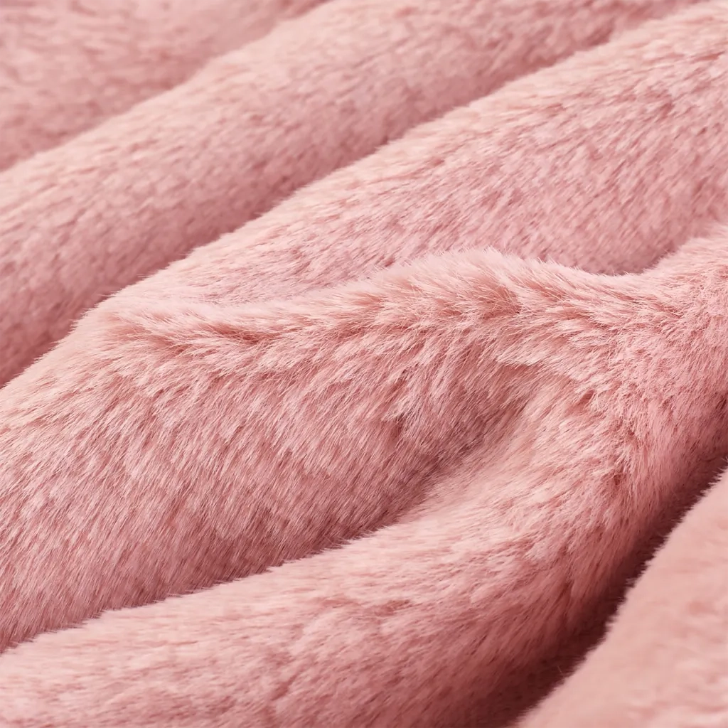 Cappotto per Bambini in Pelliccia Sintetica Rosa 128 CFW6333266
