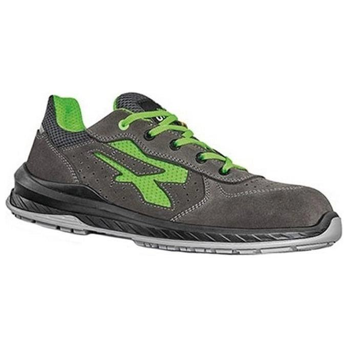 U-Power RI21086 Denver Scarpe Antinfortunistiche Basse S1P SRC ESD Pelle Scamosciata Taglia 41 colore Nero