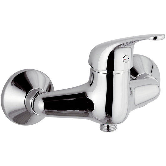 Rubinetto Miscelatore Monocomando Doccia Esterno in Ottone Mariani Epic Cromato