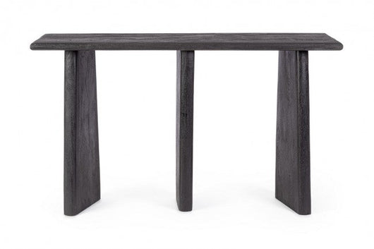 Consolle 130x40x75 cm Caffèblack in Legno Nero