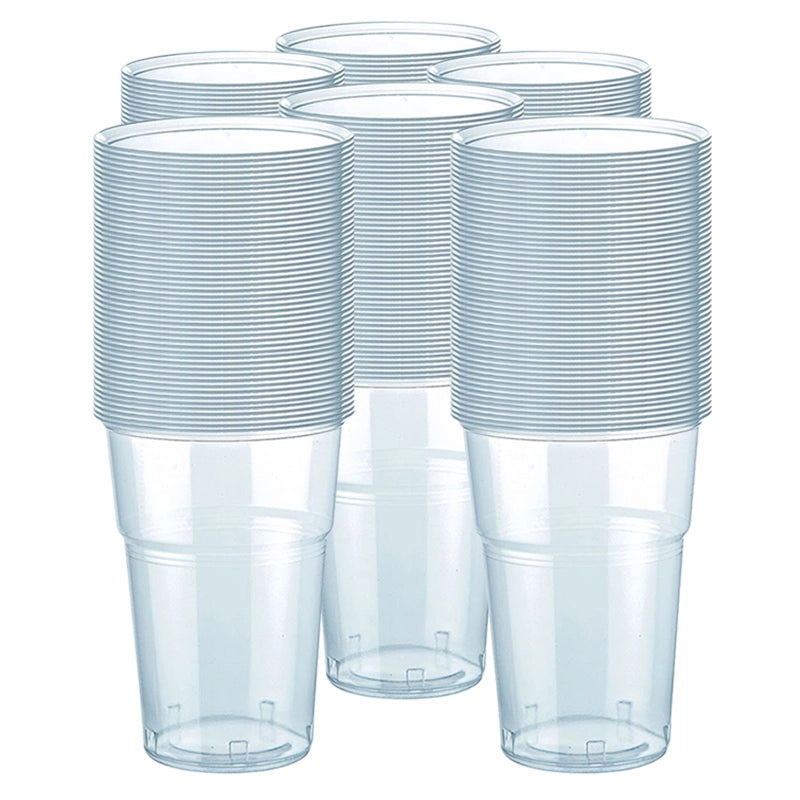 MAURY'S SET DA 300 BICCHIERI IN PLASTICA TRASPARENTE DA 200/250 CC