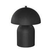 Lampada Da Tavolo Moderna Hera Acciaio Nero 2 Luci G9 Ip20