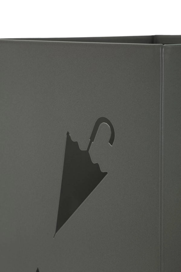 Portaombrelli Umbrella 19x19x48 cm in Metallo Grigio