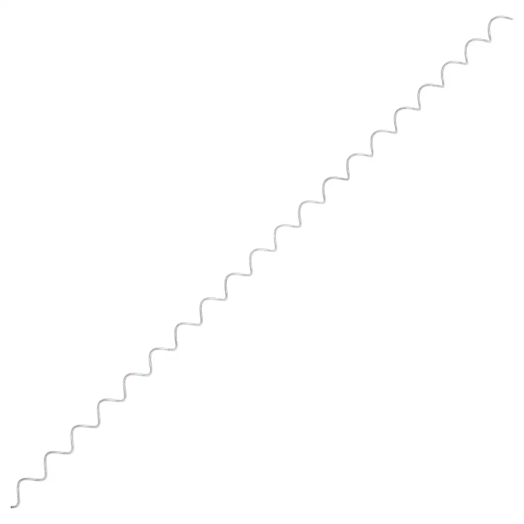 Spirali per Gabbioni 24 pz in Acciaio Zincato 100 cm