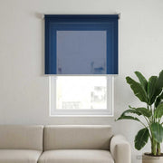 Tenda a Rullo Esterno Blocco UV 90% Blu 80 x 140 cm HDPE 42036039