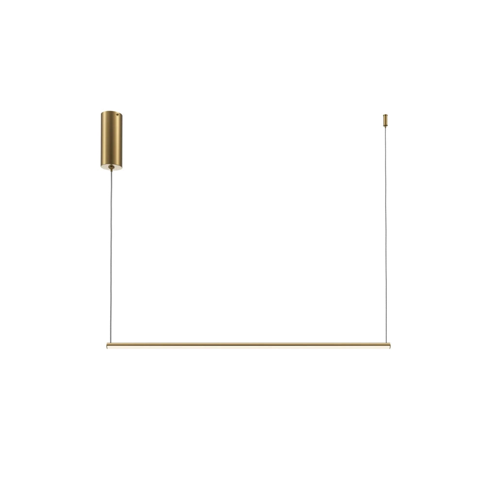 Maytoni Lampadario moderno Halo 1 luce LED integrato ottone alluminio
