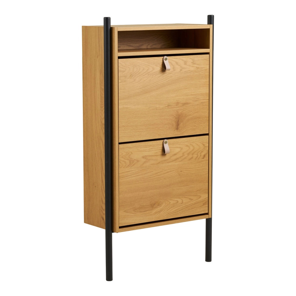 Scarpiera Barco, Marrone, Metallo, 26x62x118 cm
