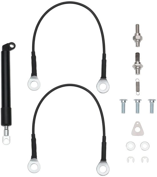Sostegno Gas Spring Portiera Assist - Dampened - Supporto - Installazione Facile - Metallo Duraturo - Compatibile con Isuzu D-MAX 2012-2019 - Dampened Shock Absorber