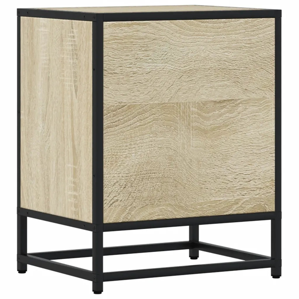 Comodino Rovere Sonoma 40x31x50 cm in Truciolato