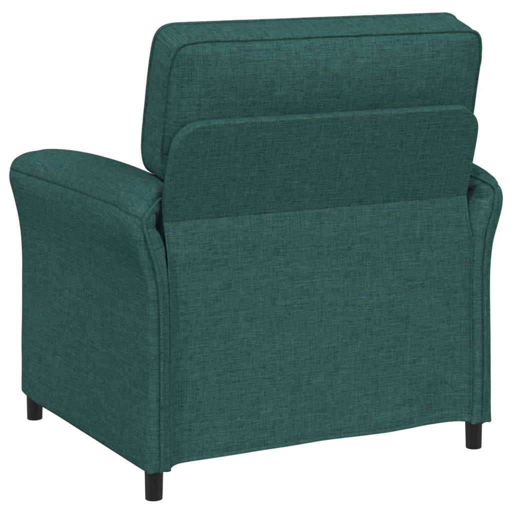 Set di divani 2 pz Verde Scuro Tessuto 3424862
