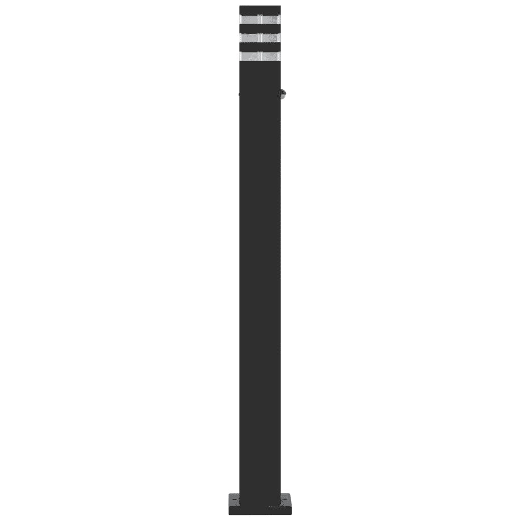Lampada da Terra per Esterni con Sensore Nera 110cm Alluminio CFW4393732