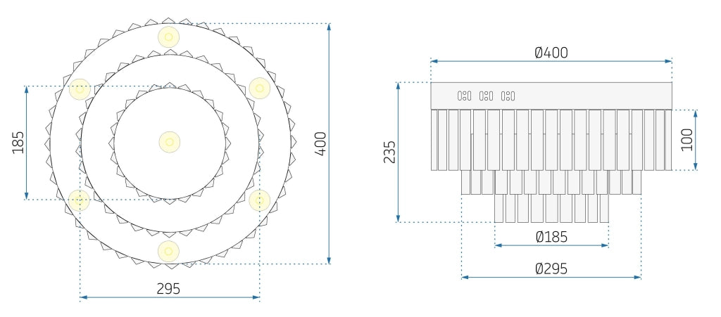 Lampada Da Soffitto APP780-7C