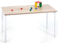 Scrivania per Ragazzi 140x70xH75 cm in Legno Explorer Rovere