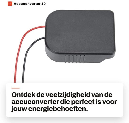 Adattatore 10 pollici - Formato compatto - Resistente alle scosse e agli urti - Cavo 12 conduttori - Adatto per batterie