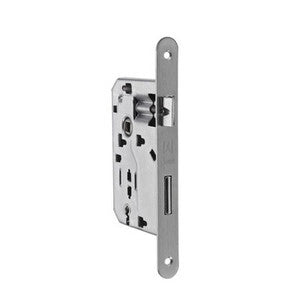 PATENT SERRATURA Q.8/70 NICHEL 45 B. TONDO S/GACCIA- 5,0 pz