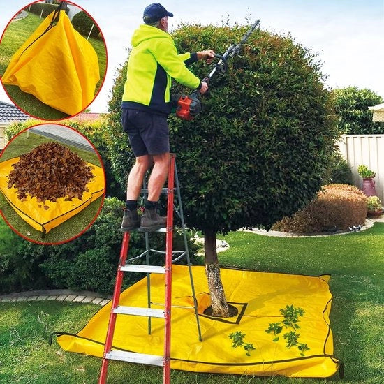 Snoeizeil per giardino - Colore giallo - Per foglie