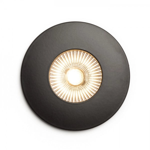 Faretto da incasso WATERBOY R nero opaco 230V LED 10W 40° IP65 3000K