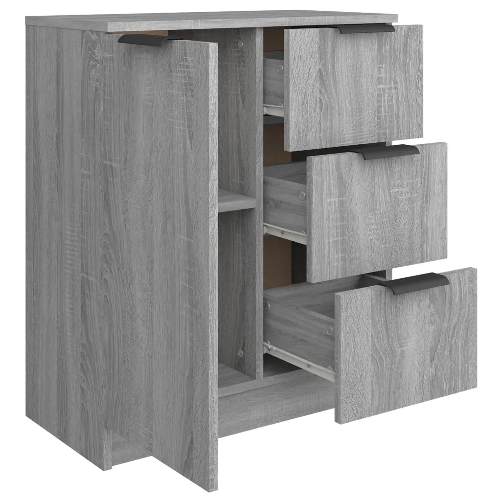 Credenza-Buffet-Armadio da cucina Grigio Sonoma 60x30x70 cm in Legno tecnico 200357