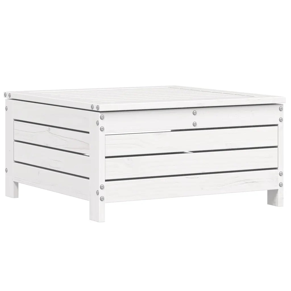 Set Divani da Giardino 8 pz in Legno Massello di Pino Bianco 3250633