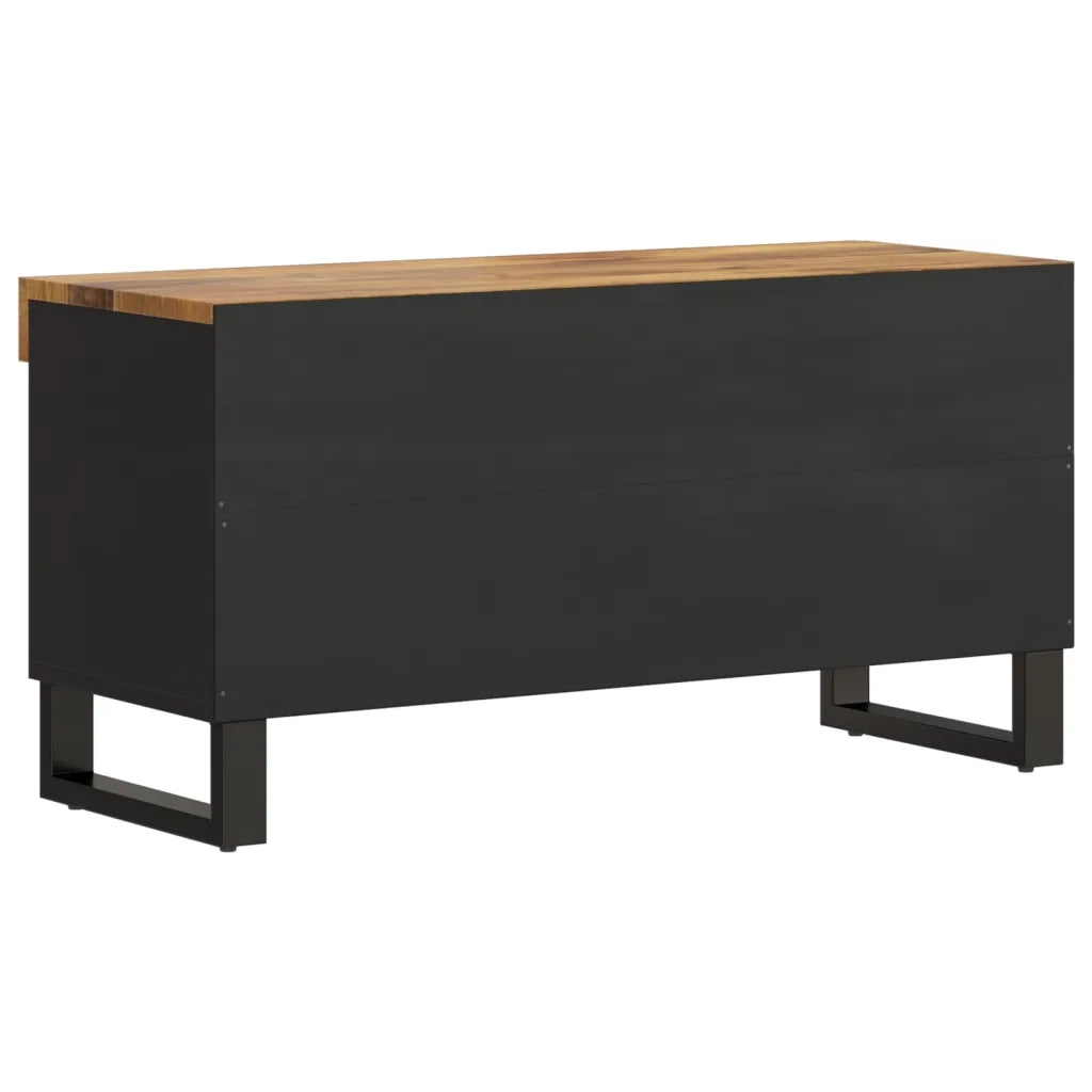 vidaXL Mobile Porta TV 85x33x43,5 cm in Legno Massello di Mango