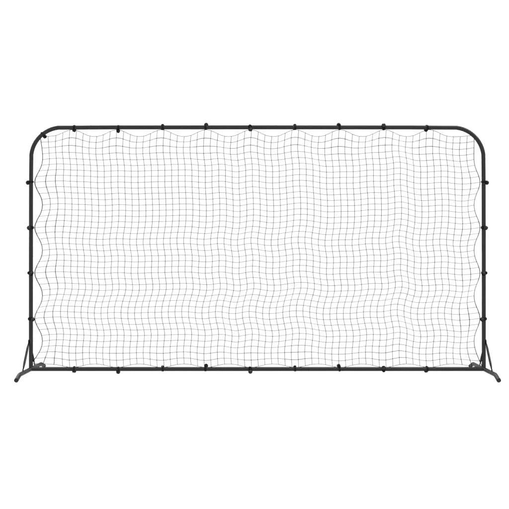 Rete Rimbalzante da Calcio Nera 366x90x183 cm HDPE CFW6315930
