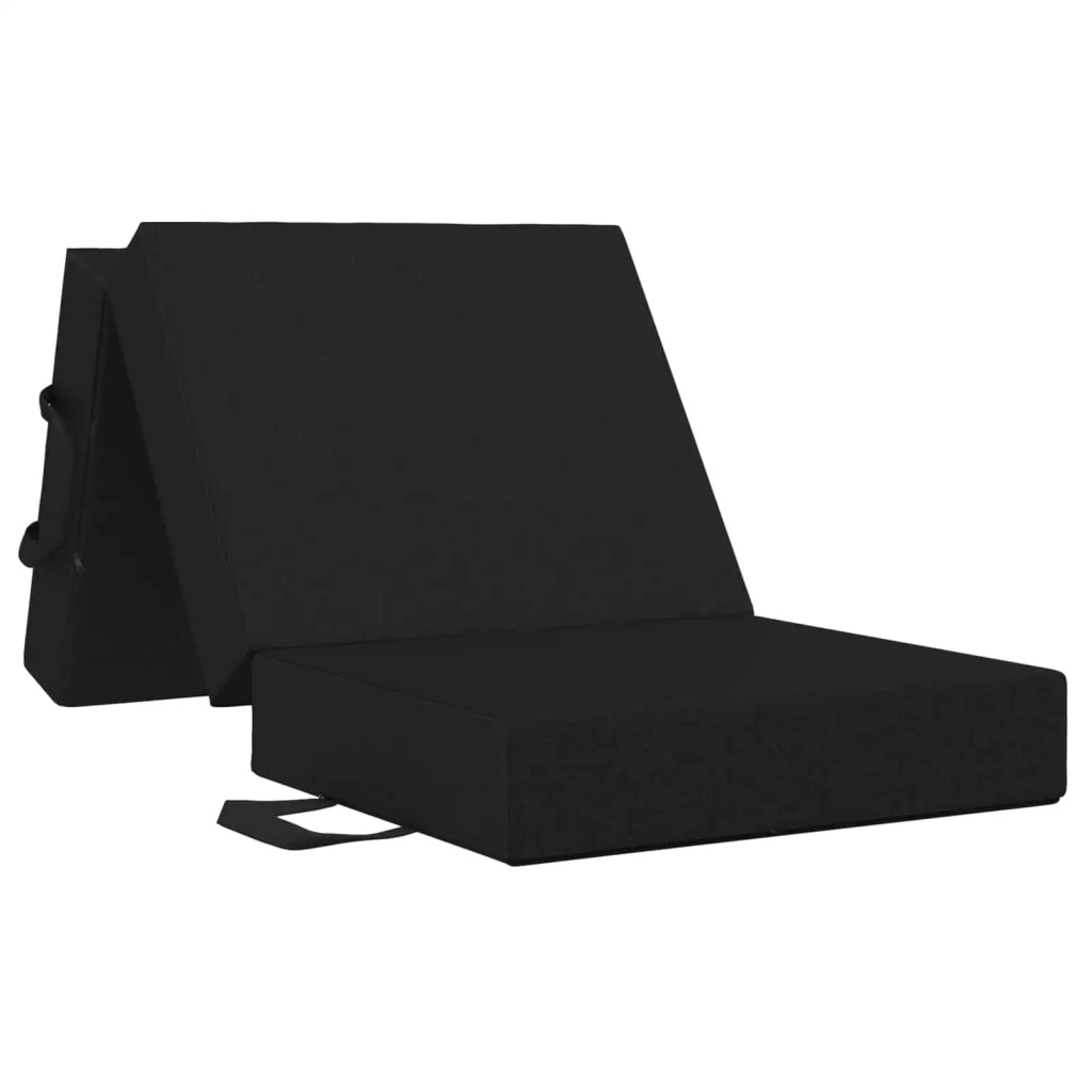 Divano Letto Pieghevole 90 x 63 x 45 cm Nero