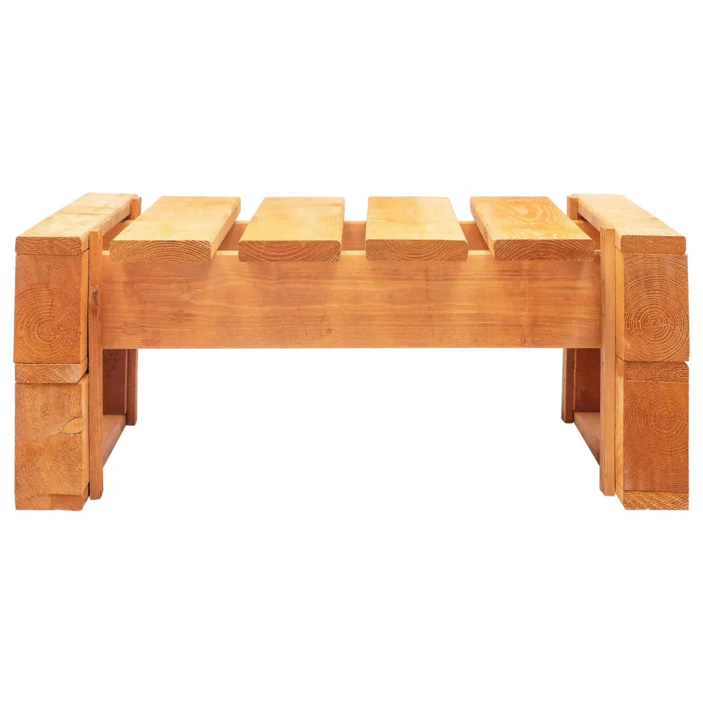 Ottomana da Giardino Pallet in Legno di Pino Impregnato Ambra 3066448