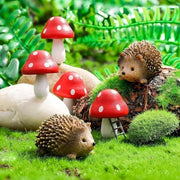 Accessori da giardino in miniatura - Decorazione con cera per le uova e i funghi per bonsai e piante in vaso