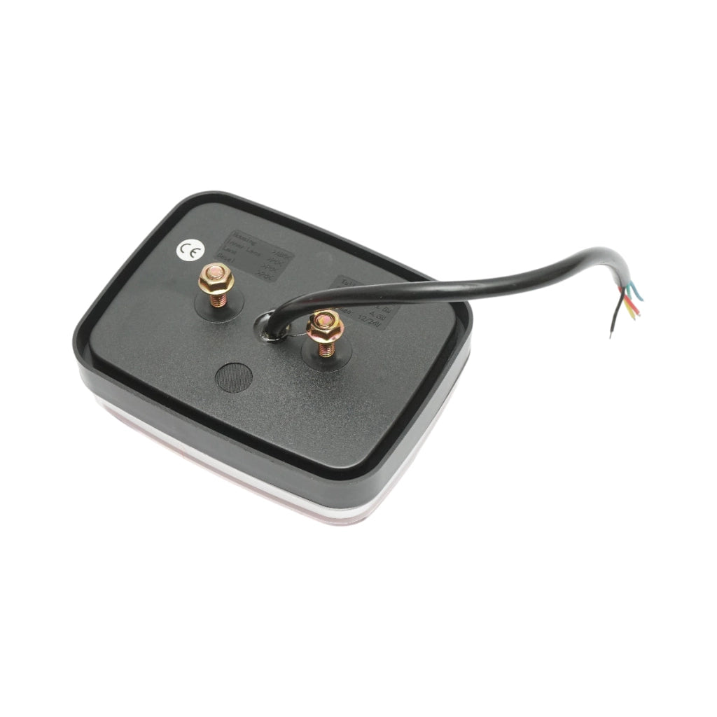 Luce freno posteriore rettangolare LED 12V/24V universale 125x95x35mm Breckner Germany